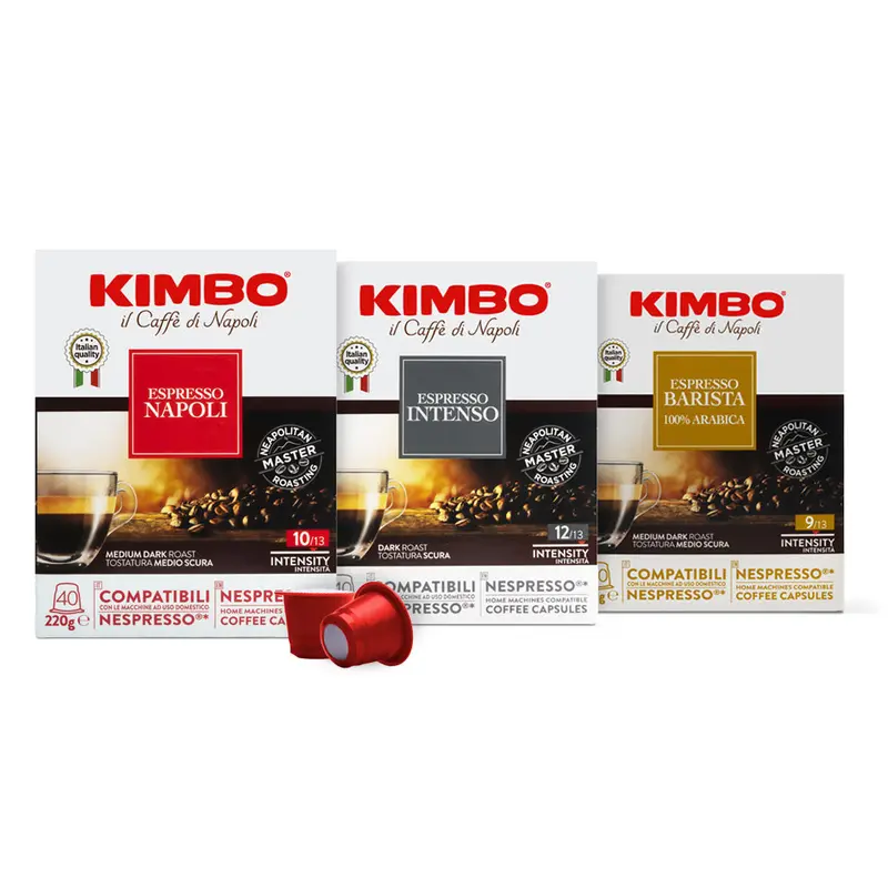 Kimbo Napoli Espresso For Nespresso Machines – 40 Capsules 1