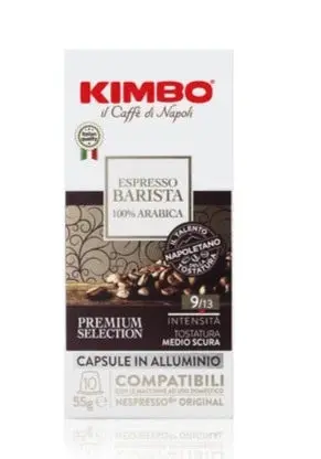 Kimbo Nespresso-Compatible Barista Blend Capsules – Aluminum Pack (10-Count) 1