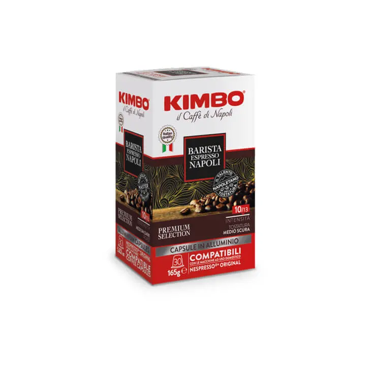Kimbo Nespresso-Compatible Barista Blend Capsules – Aluminum Pack (30-Count) 1
