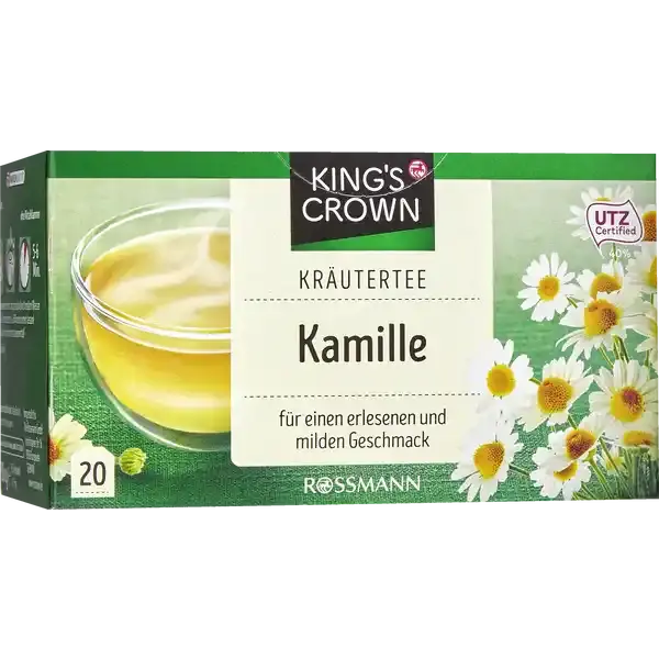 King’S Crown Organic Chamomile Herbal Tea – Caffeine-Free (20 Tea Bags) 1
