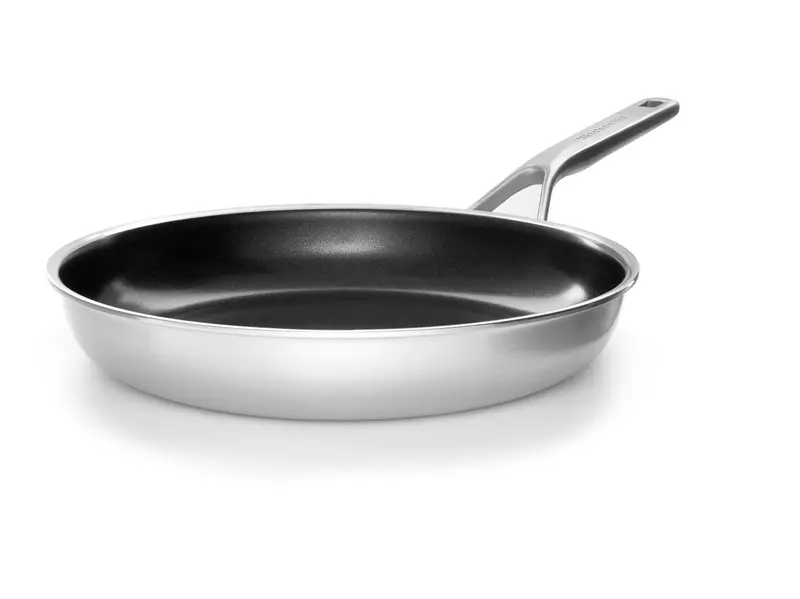 Kitchenaid 28 Cm Multi-Ply Stainless Steel Frying Pan With Ceramic Nonstick Coating 1
