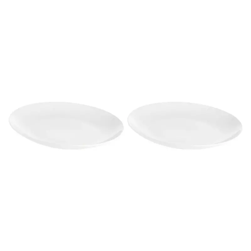 La Porcellana Bianca Essenziale: 2-Piece Round Serving Platters — 30 Cm Diameter 1