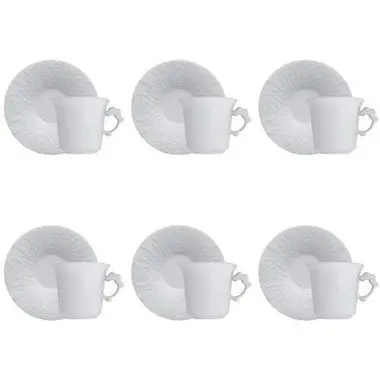 Lady Collection Coffee Set – 6-Piece Elegant Cup & Saucer Ensemble 1