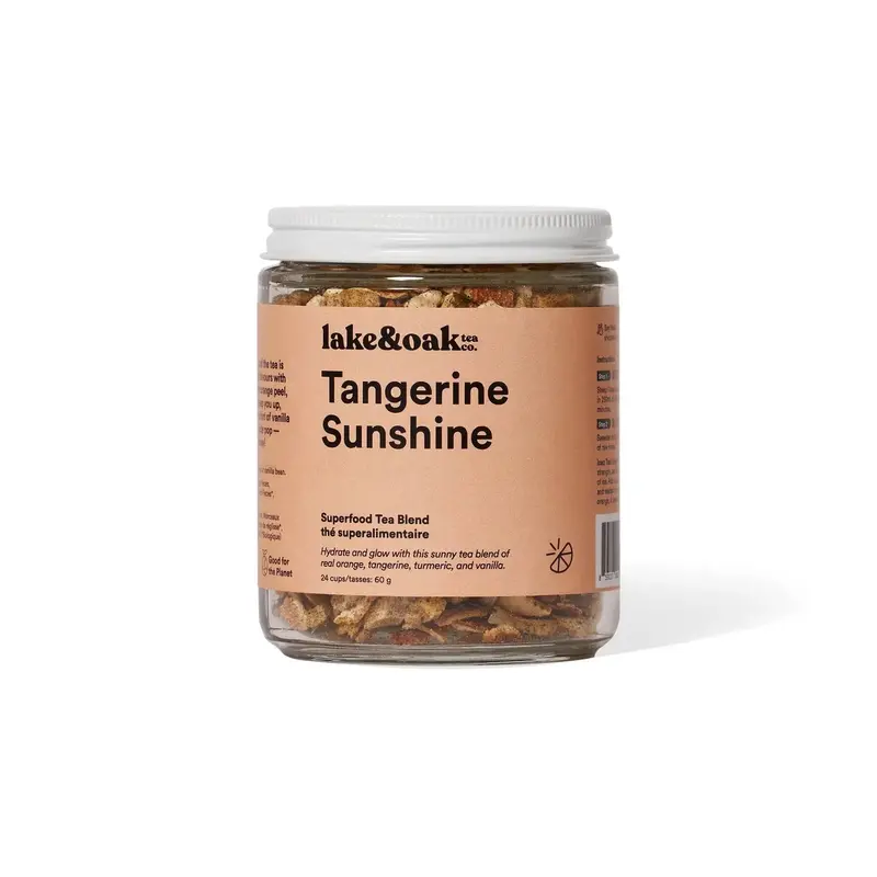 Lake & Oak Tangerine Sunshine Superfood Herbal Tea 1