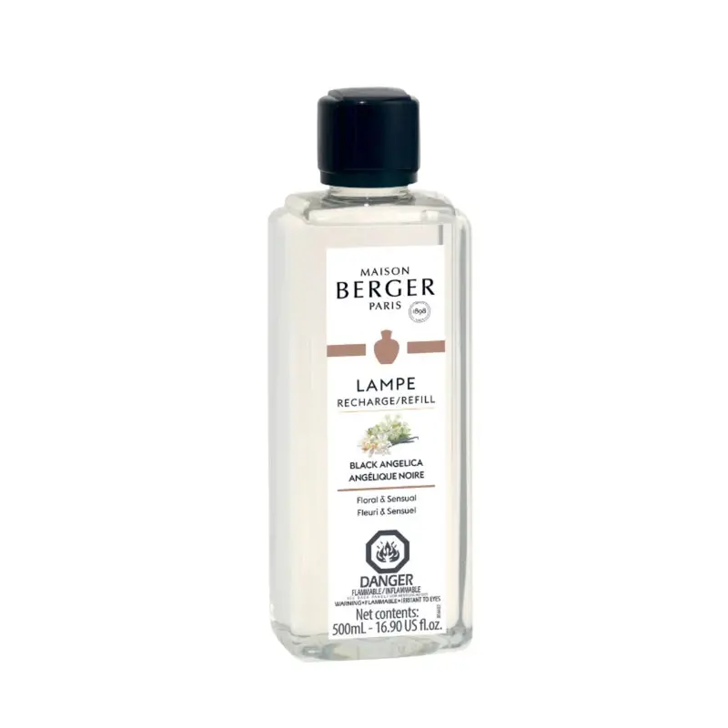 Lampe Berger Black Angelica Fragrance Oil – Dark Herbal-Amber Composition, 500 Ml 1