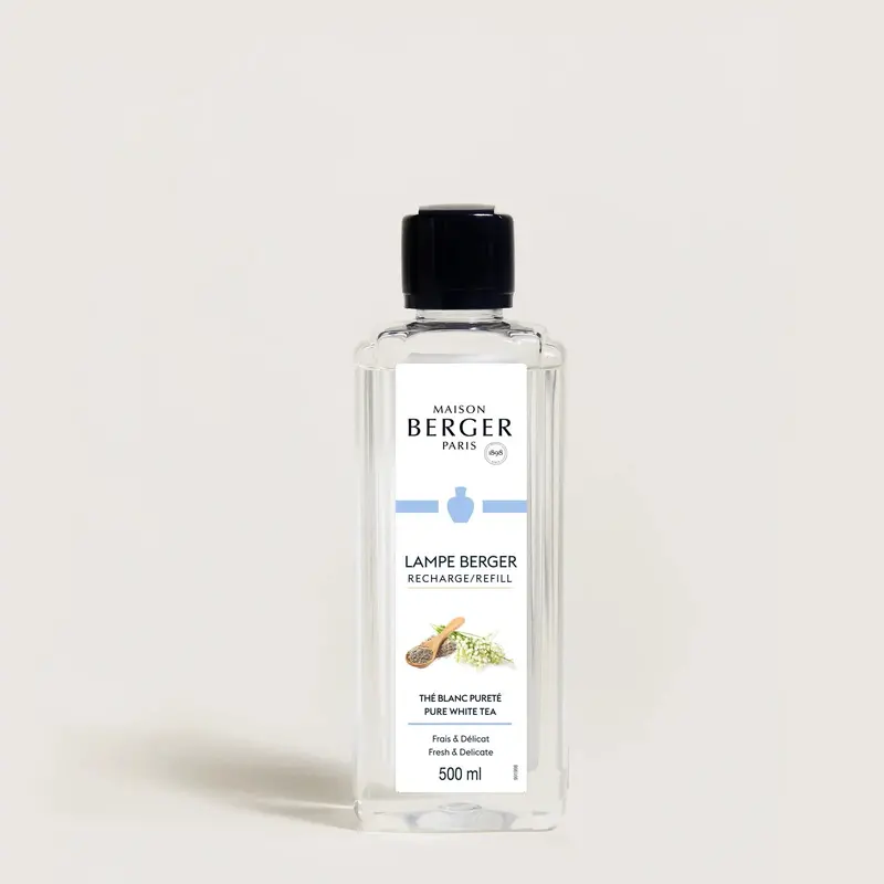 Lampe Berger Pure White Tea Fragrance Oil – Calming Green Tea Accord, 500 Ml 1