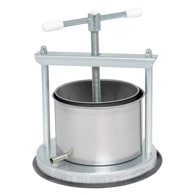 Large Italian-Made Galvanized Fruit And Vegetable Press – 8" (5L) Torchietto 1