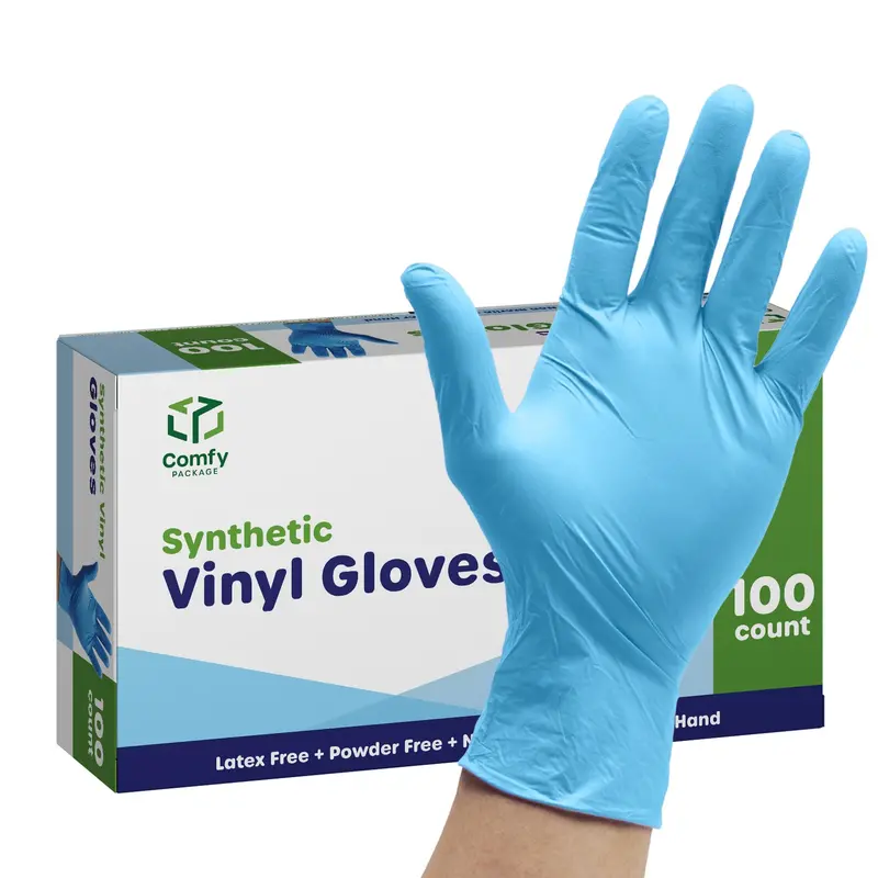 Large Vinyl Blend Disposable Gloves – 1000-Count Box 1