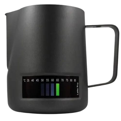 Latte Pro 600Ml Matte Black Milk Frothing Pitcher 1