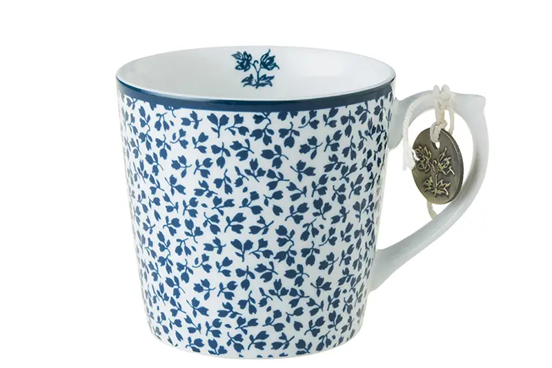 Laura Ashley Blue Floris 240 Ml Porcelain Mini Mugs (Set Of 4) 1