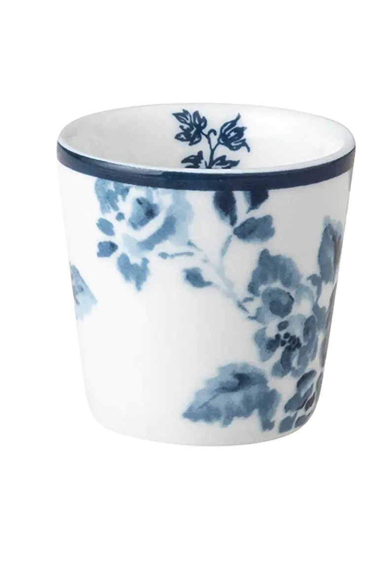 Laura Ashley China Rose Blue Porcelain Egg Cups – Set Of 6 1