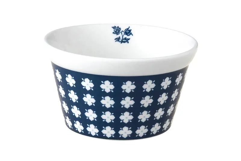 Laura Ashley Humble Daisy Blue Porcelain Ramekin Set – 4 Mini 9 Cm Serving Dishes 1
