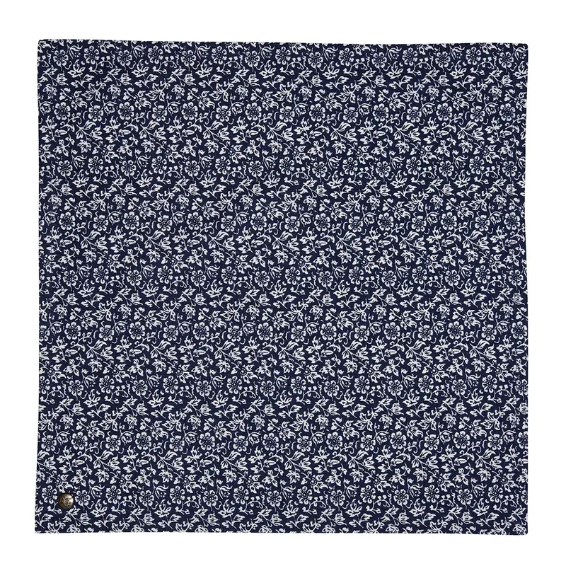 Laura Ashley Sweet Allyssum Blue Linen Napkin Set – 4 Square 45X45 Cm Napkins 1