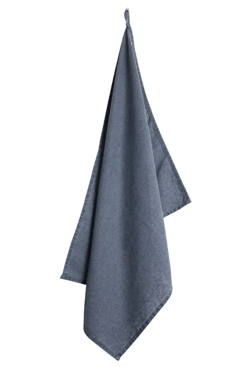 Laura Ashley Wild Clematis Blue Kitchen Towel Set – 4 Cotton Tea Towels (50X70 Cm) 1