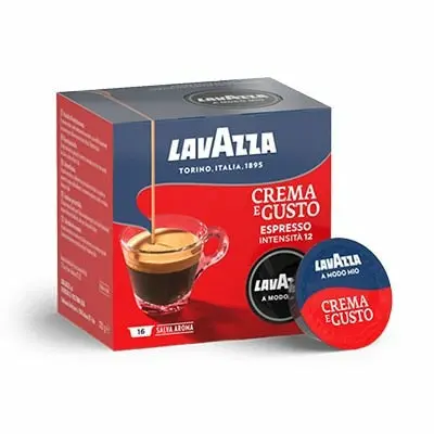 Lavazza A Modo Mio Crema E Gusto Eco Espresso Capsules – 16-Pack 1