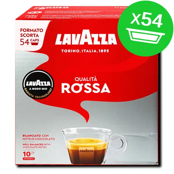 Lavazza A Modo Mio Qualità Rossa Coffee Capsules – 54-Pack 1