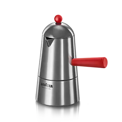 Lavazza Carmencita Pop Blue Moka Pot – 3-Cup Stovetop Espresso Maker 1
