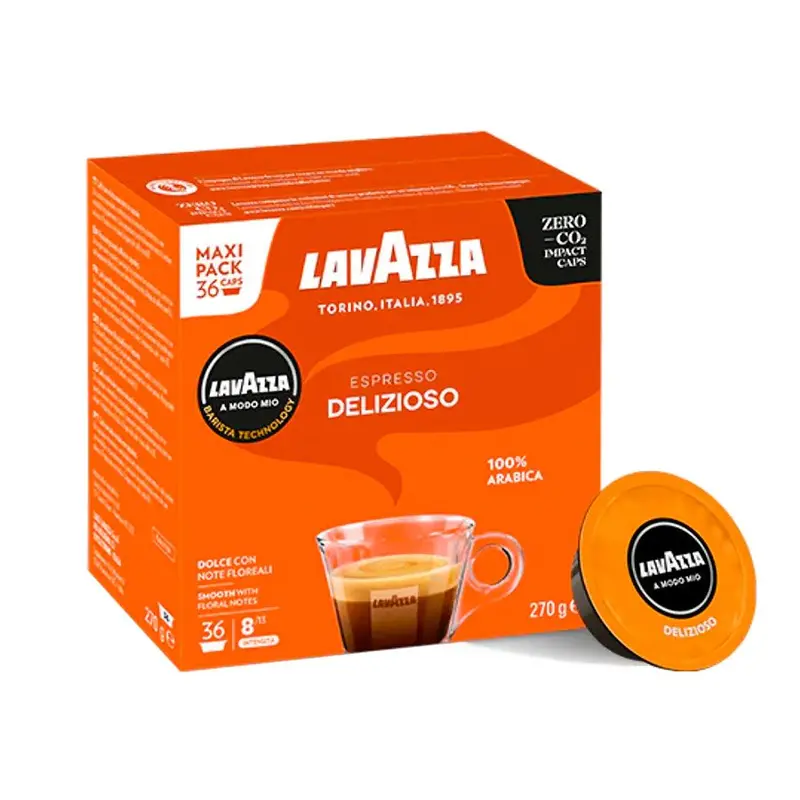 Lavazza Delizioso A Modo Mio Capsules – Sweet, Aromatic Espresso (36-Pack) 1