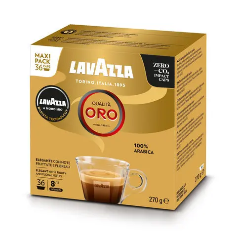 Lavazza Qualità Oro A Modo Mio Capsules – Premium Medium-Roast Espresso (36-Pack) 1