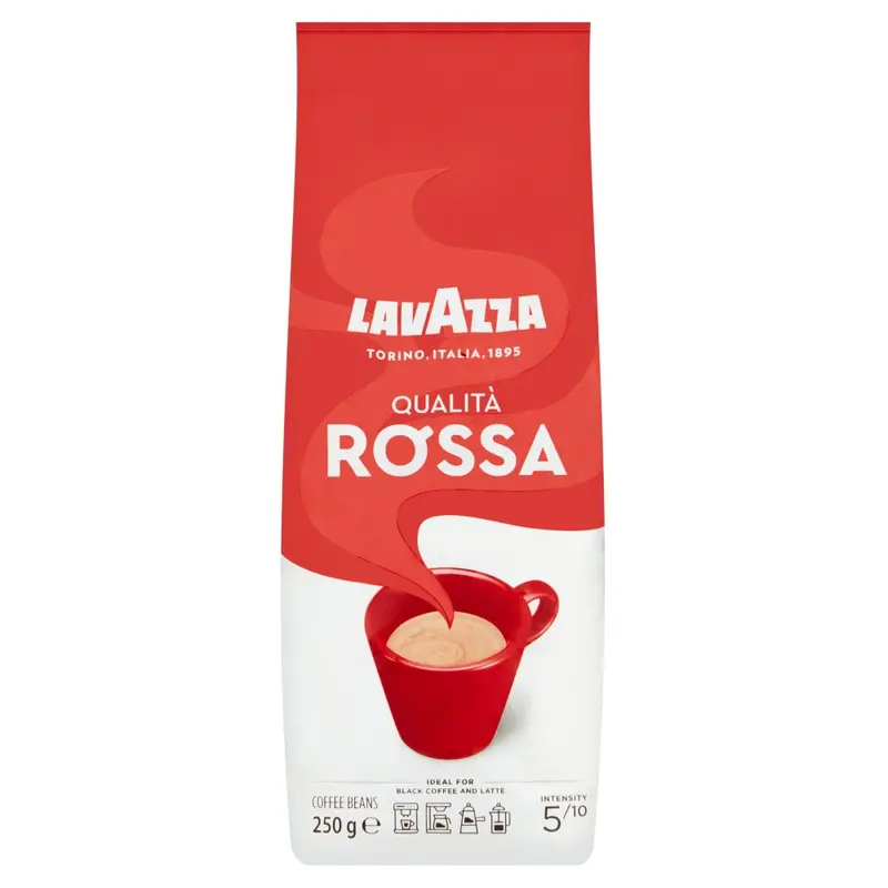 Lavazza Qualità Rossa Whole Bean Coffee – 250G Italian Roast 1