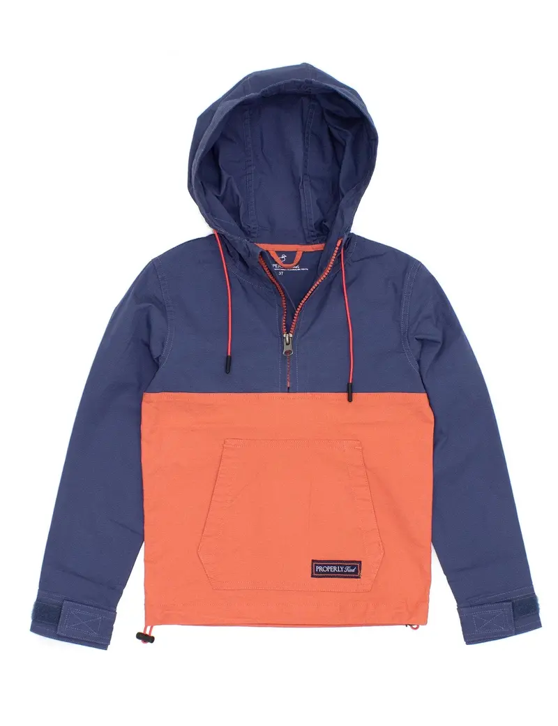 Ld Ridge Anorak Jacket In Reef Color – Water-Resistant Outdoor Layer 1