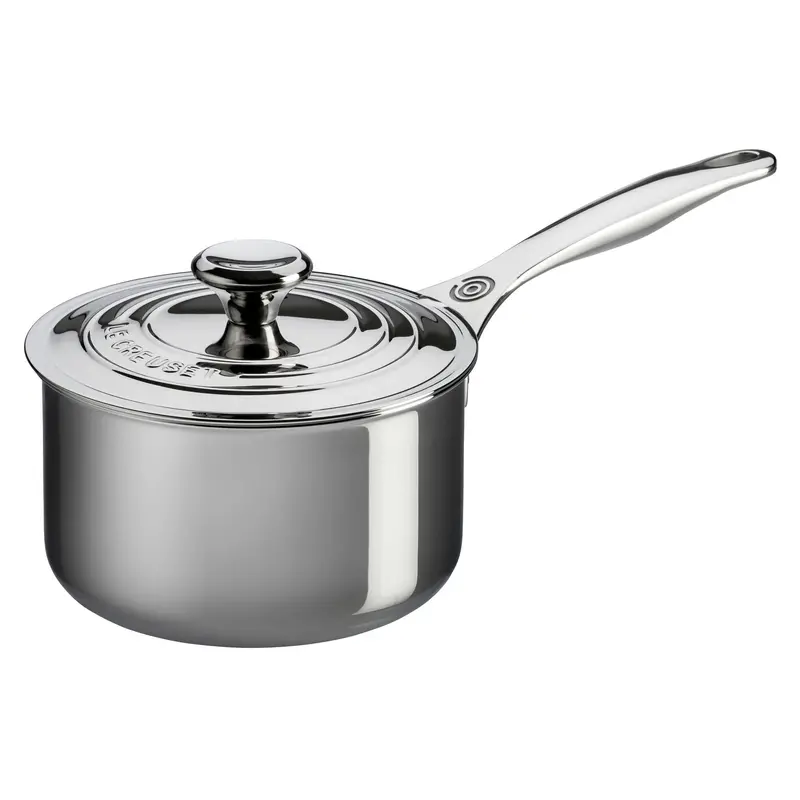 Le Creuset 2.8L Stainless Steel Saucepan – 18 Cm Diameter 1
