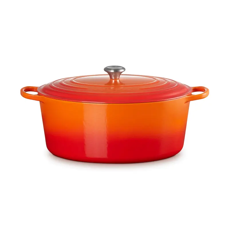 Le Creuset 6.3L Flame Enameled Cast Iron Oval Dutch Oven – 31 Cm 1
