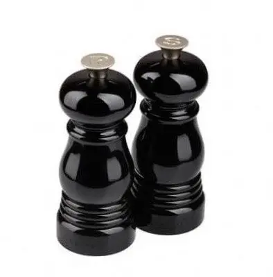 Le Creuset Adjustable Salt & Pepper Mills Set – 2-Piece, Ebony Black (11 Cm) 1