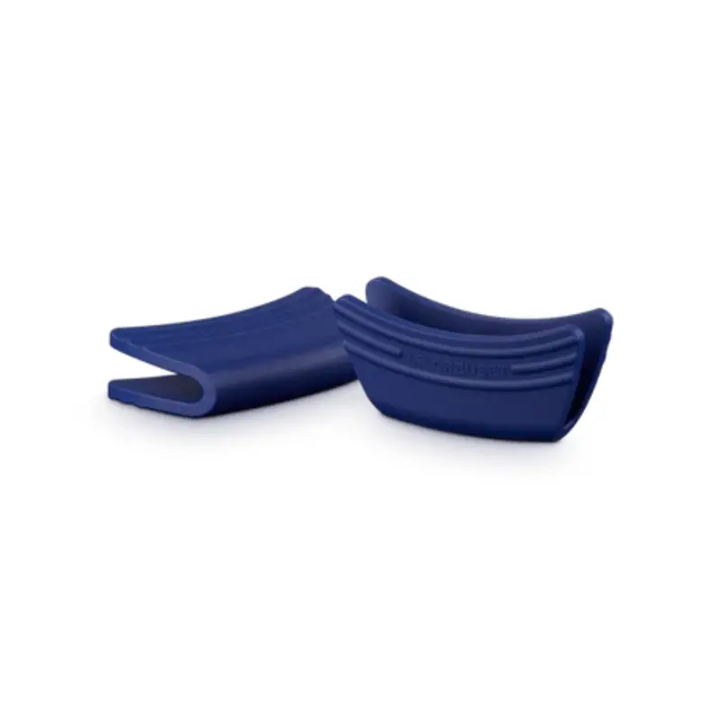 Le Creuset Azure Silicone Handle Grips – Pack Of 2, 12 × 6.5 Cm 1