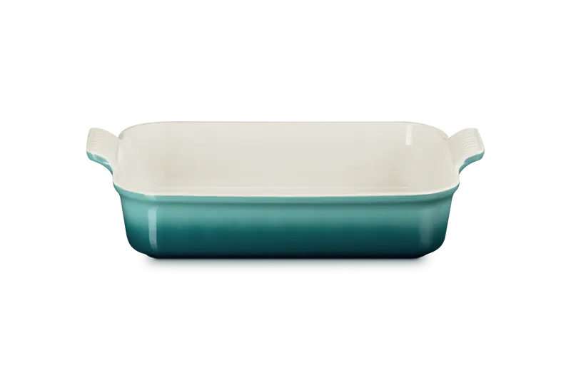 Le Creuset Blue Riviera Rectangular Casserole Dish – 32 × 24 Cm, 4.0 L, Stoneware 1