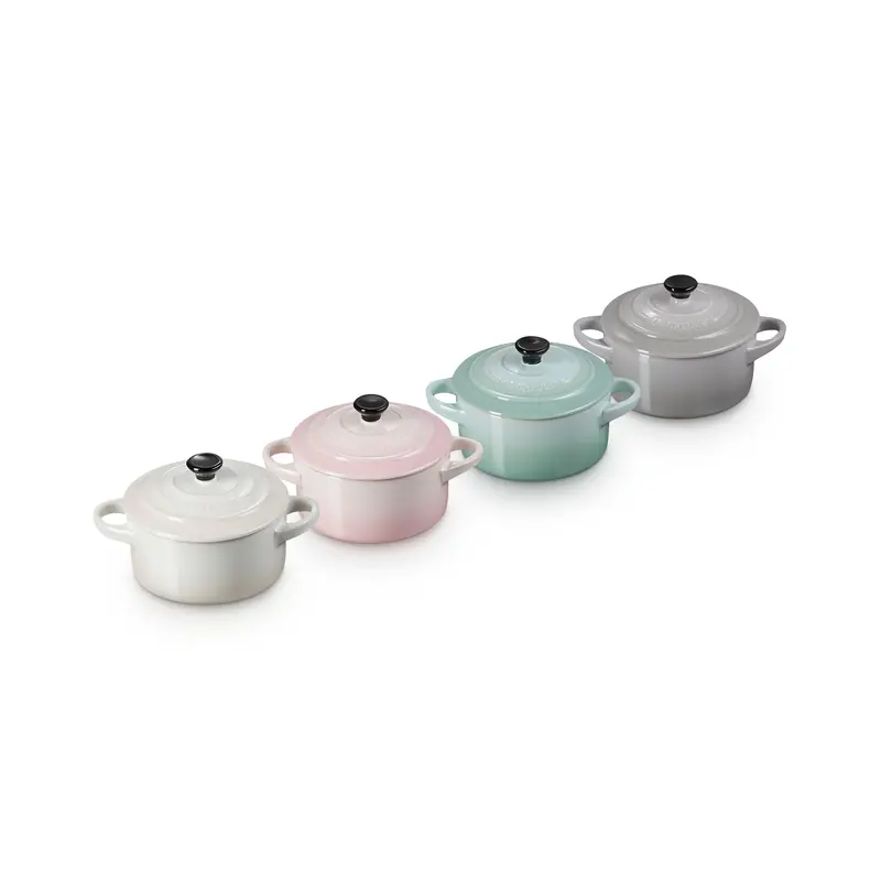 Le Creuset Calm Collection Mini Cocottes – Set Of 4 Multicolour 0.25L Round Casseroles 1