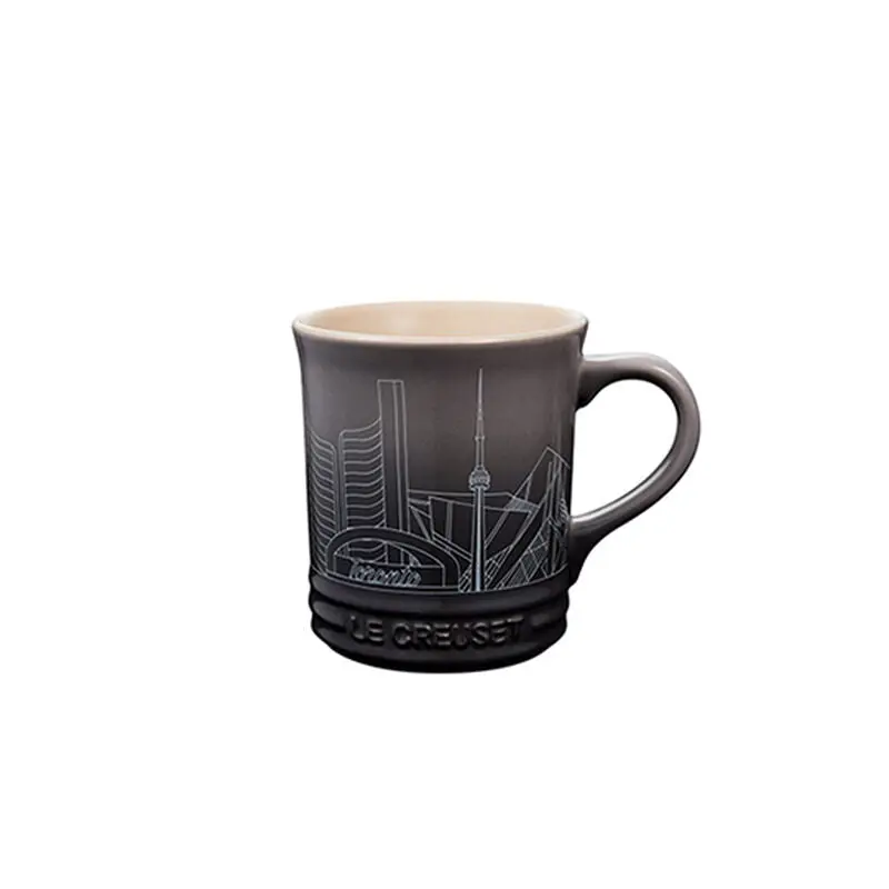 Le Creuset Canadian Destination Mug – Oyster/Toronto Design (400 Ml) 1
