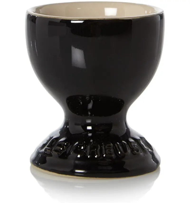 Le Creuset Ceramic Egg Cup – Jet Black Finish, 6 Cm Diameter 1