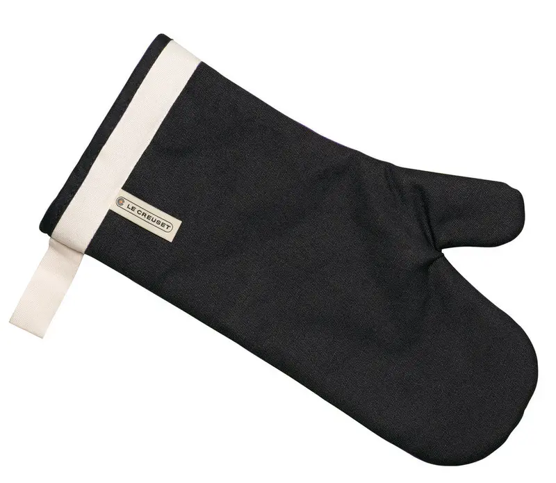 Le Creuset Cotton Oven Glove – Ebony Black 1