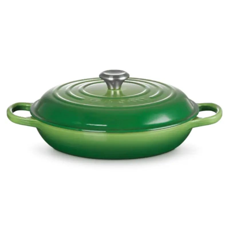 Le Creuset Enameled Cast Iron Campagnard – 30 Cm, 3.5 L, Bamboo Green 1