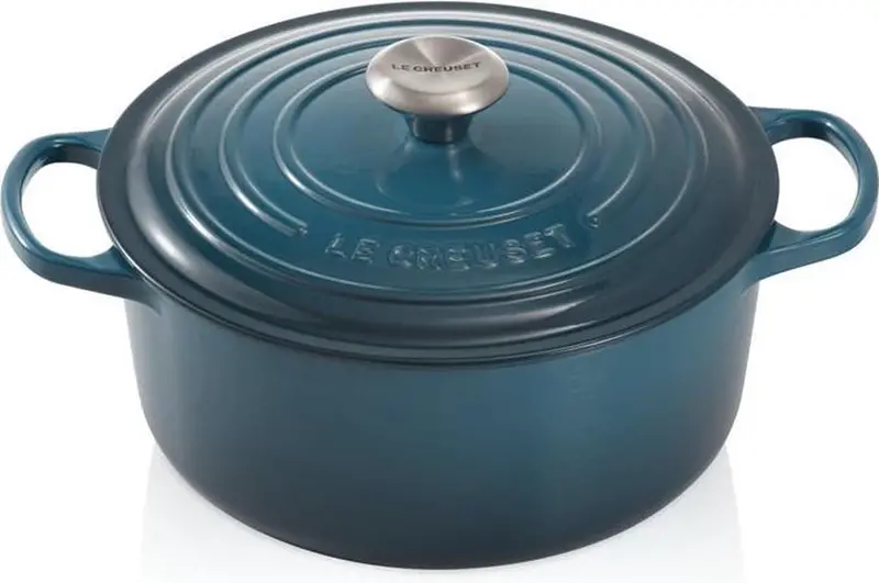 Le Creuset Enameled Cast Iron Round Dutch Oven – Deep Teal, 20 Cm (2.4 L) 1