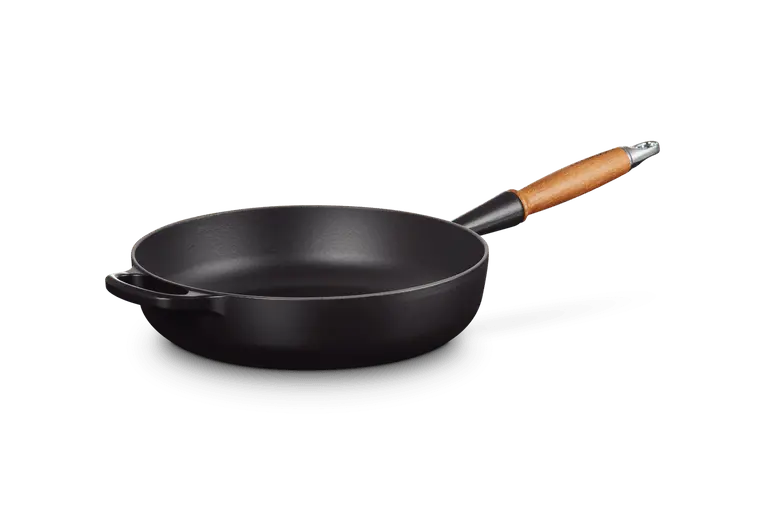 Le Creuset Enameled Cast Iron Sauteuse – Matte Black, 28 Cm (3.6L) 1