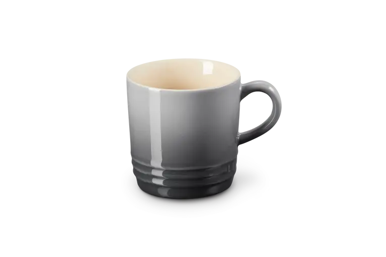 Le Creuset Espresso Cup & Saucer Set – 200 Ml In Flint Grey 1