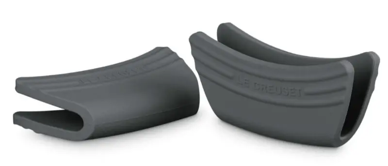 Le Creuset Flint Silicone Handle Grips – Pair, 12 × 6.5 Cm 1