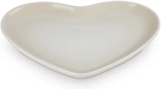 Le Creuset Heart-Shaped Serving Platter In White, 23 Cm – Premium Stoneware 1