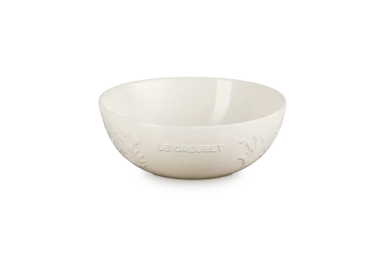 Le Creuset Jardin Round Serving Bowl (26 Cm, 3.6 L) – Meringue Stoneware 1