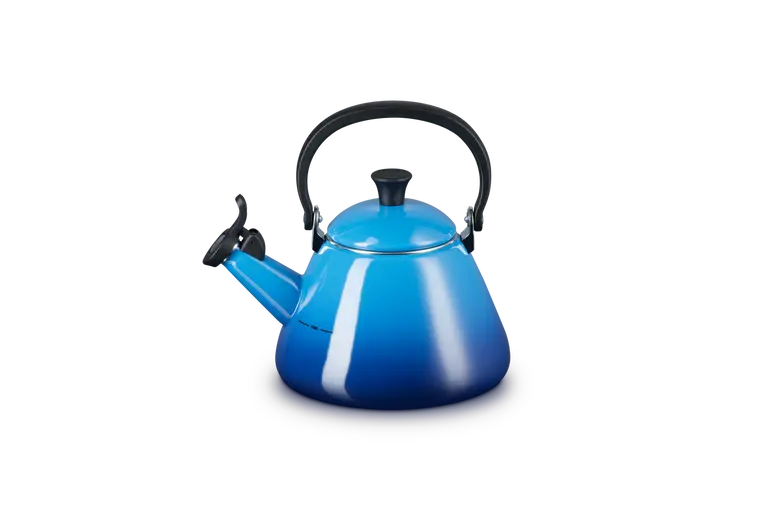 Le Creuset Kone Whistling Kettle – 1.6 L In Azure Blue 1