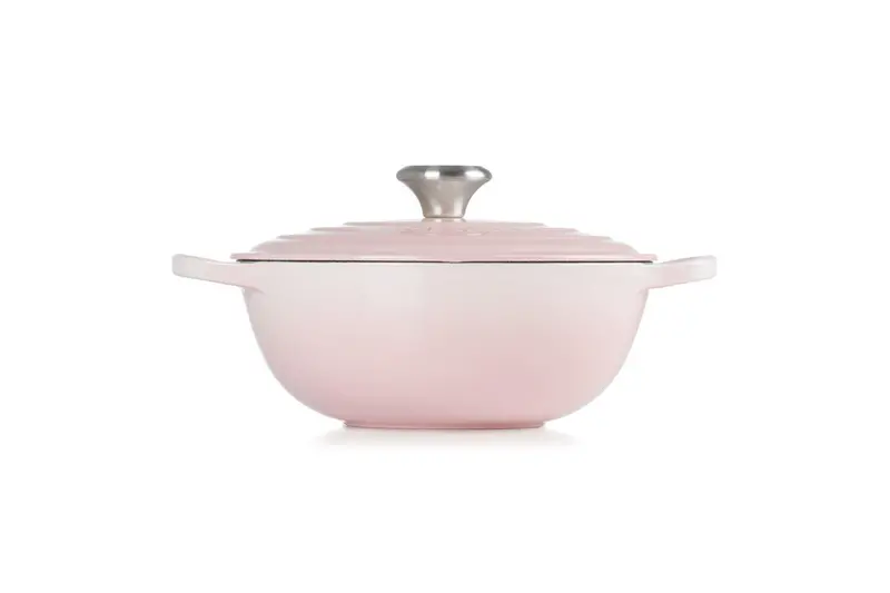Le Creuset Marmite Dutch Oven – Shell Pink, 24 Cm (4.8 L) 1