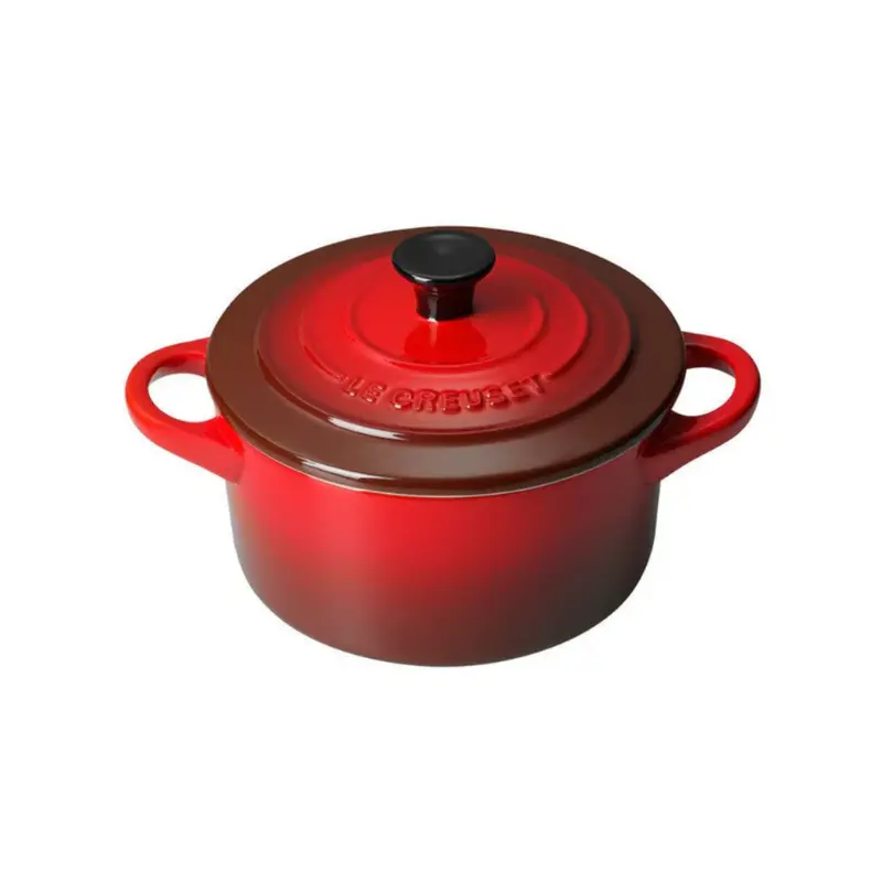 Le Creuset Mini Dutch Oven – Cherry Red Stoneware (10 Cm, 0.25 L) 1