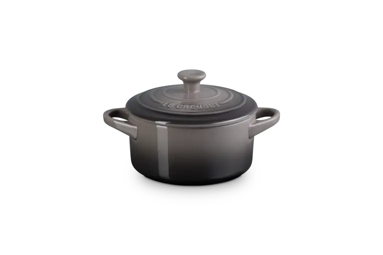 Le Creuset Mini Round Dutch Oven – 14 Cm / 0.65 L – Flint Stoneware 1