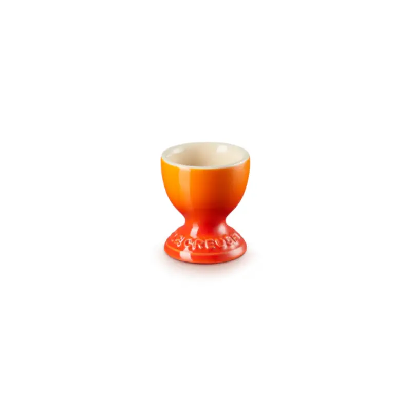 Le Creuset Orange-Red Ceramic Egg Cup (6 Cm) 1
