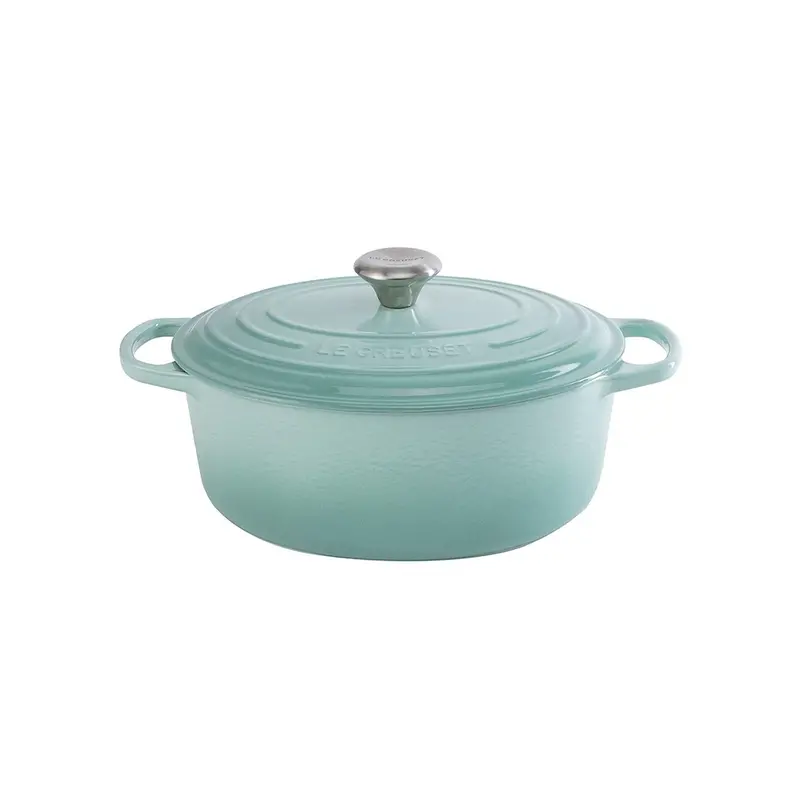 Le Creuset Oval Dutch Oven – 31 Cm Sage Enamel Finish, 6.3 L Capacity 1
