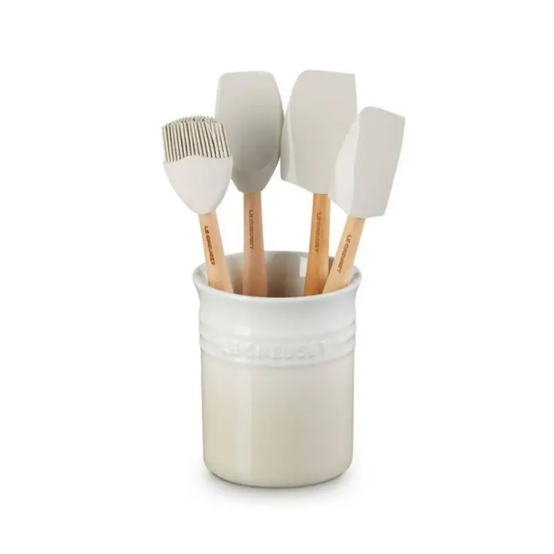 Le Creuset Premium Whisk & Stir Pot Set – Meringue Finish 1
