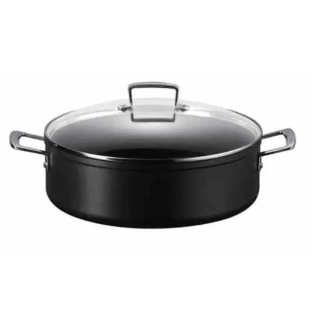 Le Creuset Provençal Nonstick Skillet With Lid – 28 Cm, Black 1