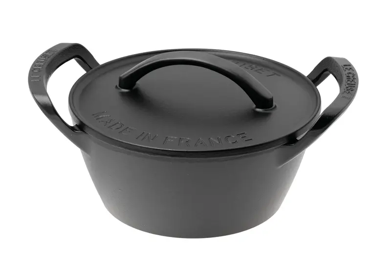 Le Creuset Round Outdoor Braiser – 25 Cm Matte Black Cast Iron 1